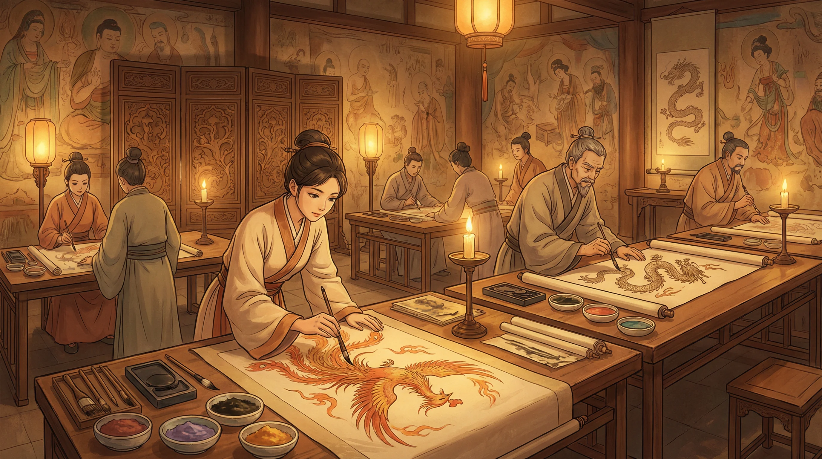 画师入驻 - 性交姿势 国风动漫画师